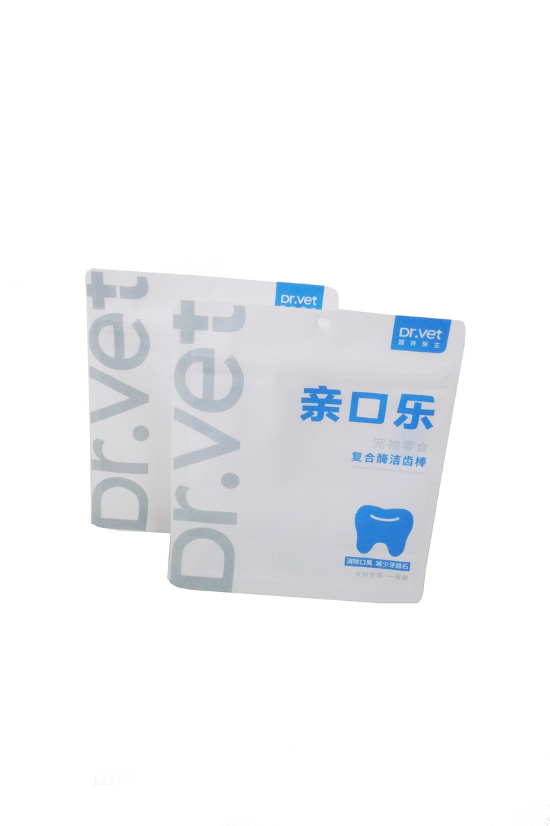Side Flat Bottom Moisture Proof Square Transparent Holder Up Packaging Pouches