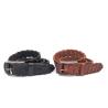 Buy cheap Casual 40mm Mens Braided Leather Belt For Jeans from wholesalers