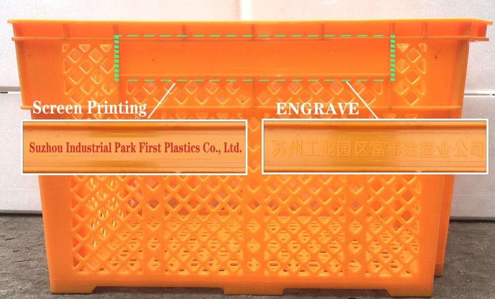 Nestable Crate Mesh Fram Storing Fruits And Vegetables Stackable Container Plastic Basket