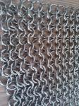 Stainless Steel Wire Mesh Screen Lacquer Coating Metal Ring Curtains Decorative