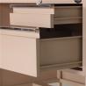 Buy cheap Modern MDF Board L Shaped Office Desk Three Drawer Office Desk from wholesalers