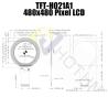 Buy cheap 2.1 Inch Round TFT LCD Display With Capacitive Touchscreen from wholesalers