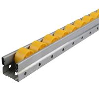 Buy cheap Yellow Wheel JY 2046A Metal Roller Track SGCC Roller Channel Track product