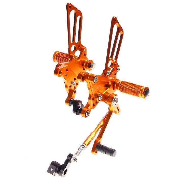 Mirror / CNC Footrest Motorcycle Modified Parts OEM Service Durable Colored