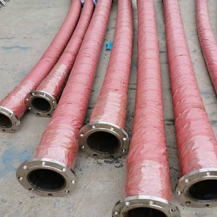 Suction Floating Dredge Pipe Wear Resistant With Swivel Flange