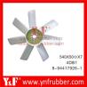 Buy cheap Excavator Fan Blade for , VOL-VO, Komatsu, Hitachi, Sumitomo, Kobelco, Kato, Hyundai, Doosan, Daewoo, Kubota, from wholesalers