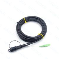 Buy cheap Pre Connector FTTX Solution SC APC FTTA Fiber Optic Cable 5.0mm G657A2 LSZH 5M product