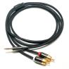 Buy cheap RCA 3.5MM Digital Audio Cable 2/1 Knit Rope Plated Golden Port For Soundbar Car Audio from wholesalers