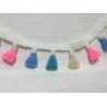 Buy cheap Colorful handmade polyester twisted tassels fringes trimmings for home curtain decoration from wholesalers