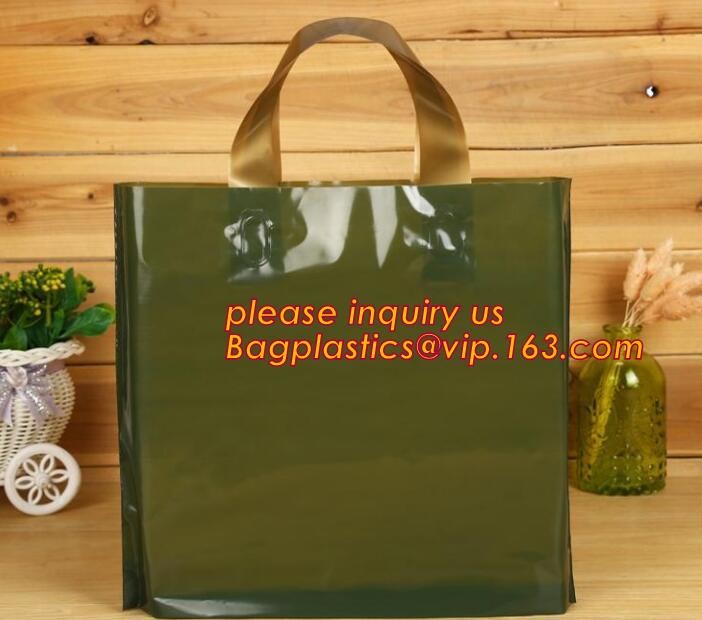 Soft Loop Handle Plastic Bags for carrying food,Starch Oxo Biodegradable Soft Loop Handle Plastic Bag For Grocery bageas