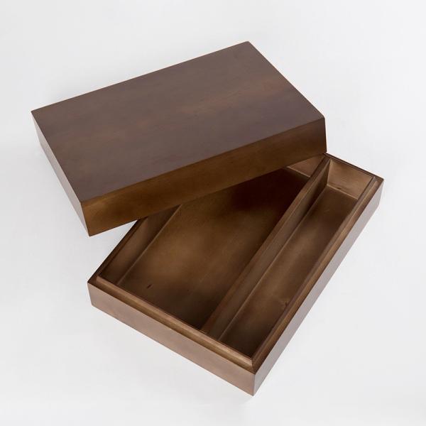 Reusable Stable Wooden Champagne Box , Leakproof Wooden Gift Boxes For Wine