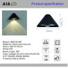 Buy cheap Outdoor wall lamp waterproof garden lamps exterior wall light up and down luminous spotlight villa wall washing lighting from wholesalers