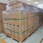 75 85 98 100 inch lcd floor stand kiosk totem put the screen together as a big
