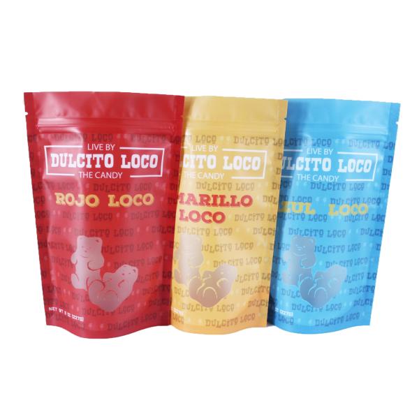 Buy cheap Digital Print Plastic Stand Up Pouch Chocolate Candy Packaging With Zipper from wholesalers