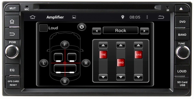 Ouchuangbo Car DVD Stereo Multimedia Kit for Toyota Fortuner /Avanza /Terios Android 4.4 System OCB-6957D