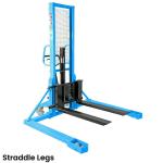 Buy cheap Straddle Hand Pallet Stacker  , Manual Platform Stacker 1000kg from wholesalers