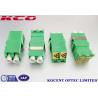 Buy cheap No Flange LC/APC Adapter Fiber Optic PC Material Duplex Simplex 4 Ways Quad 55dB Return Loss from wholesalers