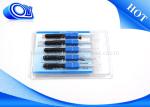 IL<0.5dB Blue 0.9mm Optical Fiber Fast Connector Hot Melt Single Mode / Sc Type