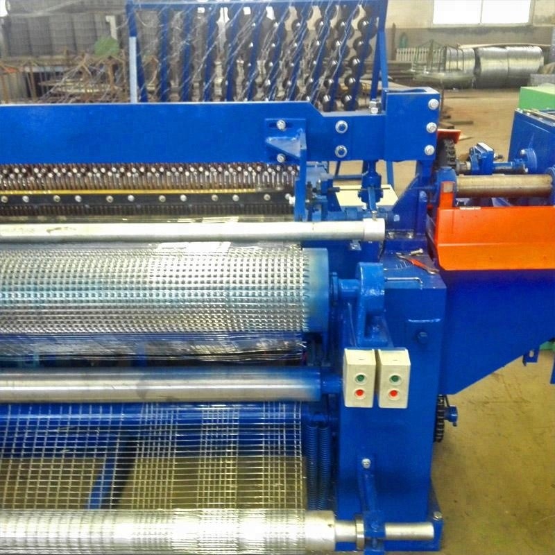 4ft Width Double Row Electrodes Wire Net Making Machine Vertical Straightening