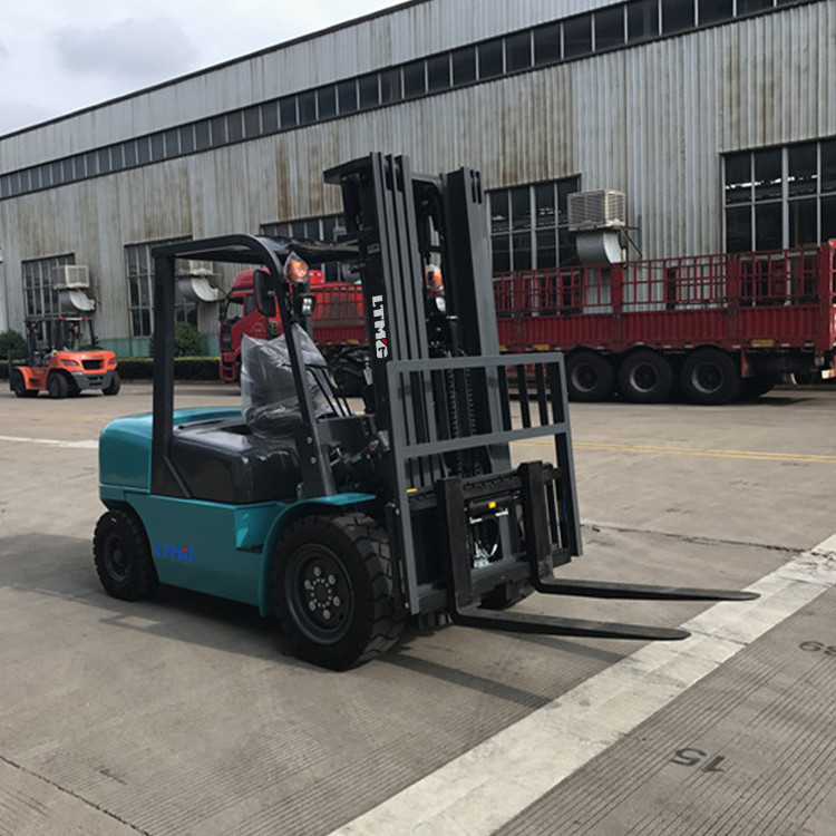 4 ton diesel forklift truck with imported engine and 3m two stage mast