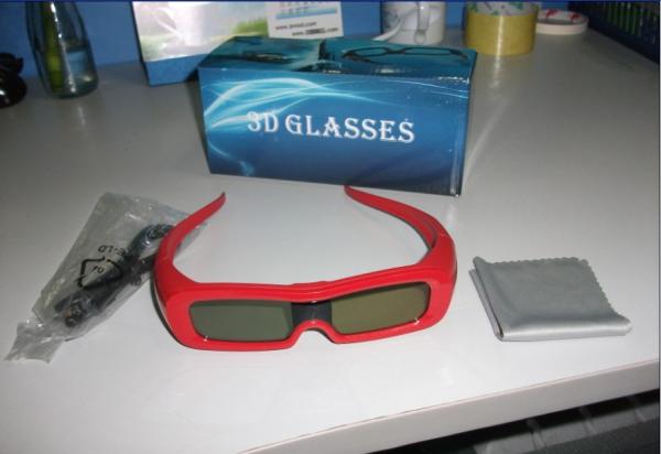 Buy cheap USB Rechargeable Universal 3D Active Shutter Glasses 120Hz 1.5mA CE FCC from wholesalers