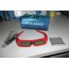 Buy cheap USB Rechargeable Universal 3D Active Shutter Glasses 120Hz 1.5mA CE FCC from wholesalers
