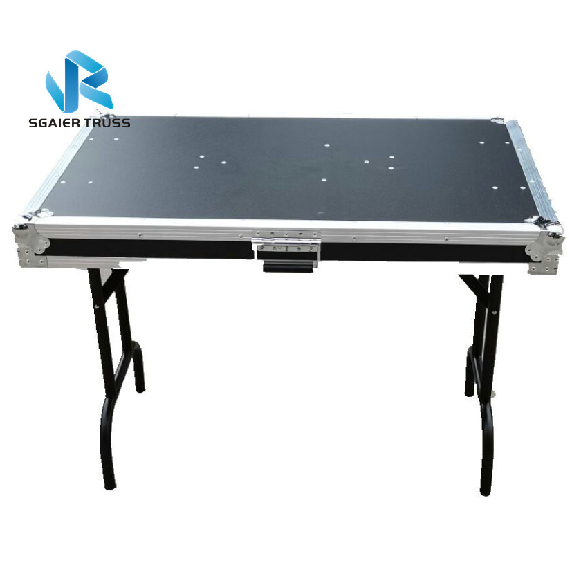 Universal Fold Out Table Rack Flight Case For Lighting Speaker