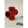 Buy cheap Ductile Iron Grooved 4 Way Tee Pipe Fitting 2.5mpa from wholesalers