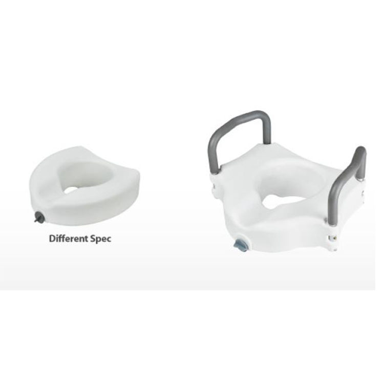 Accessories Raised Toilet Seat and Lid and Bucket for Commode Chair