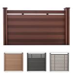 Custom WPC Composite Fence Boards Waterproof Composite Fencing Panels