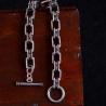 Buy cheap Vintage Handmade Thai Sterling 925 Silver Chain Link Bracelet (060715) from wholesalers