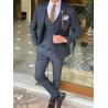 Buy cheap 45% Wool Blue Tuxedo Suit from wholesalers