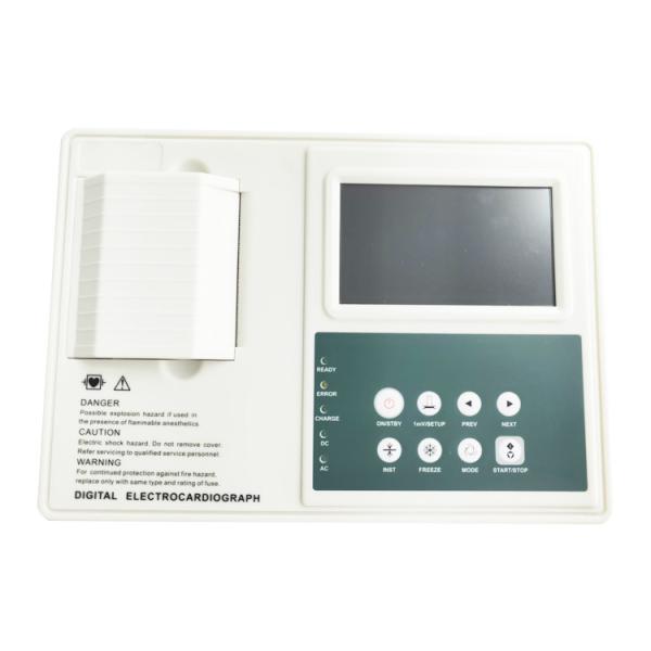 Buy cheap 5inch LCD 3 Channel Portable ECG Machine 12 Lead Digital Electrocardiograph Machine from wholesalers