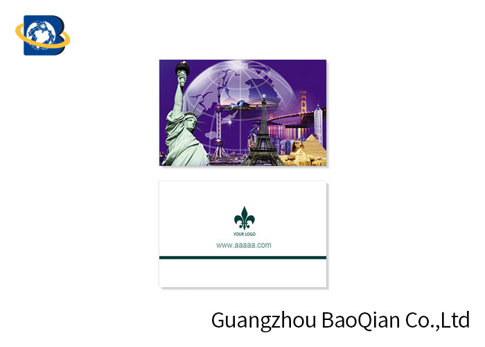 Customized 3D Lenticular Card Round / Square Shape Support Printing Service