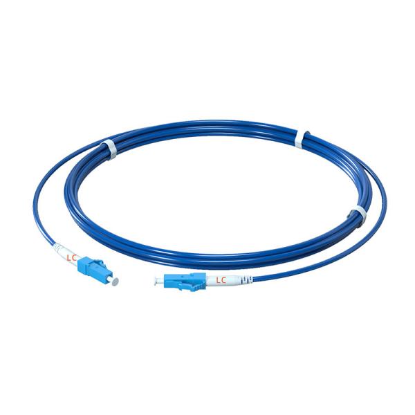 Buy cheap Fiber optic patch cord for Indoor LC/UPC-LC/UPC Simplex Singlemode G657A G652D Armored from wholesalers