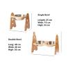 Buy cheap Durable Bamboo Adjustable Raised Dog Bowls For Large Dogs from wholesalers