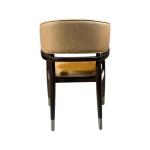 Customization Solid Wooden Leather Luxury Restaurant Chair for Modern Home