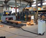 Gasoline Hydraulic Wood Portable Sawmill Machine With Mobile Trailer
