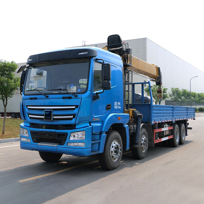 16 Ton Lifting Capacity 350hp 8*4 Truck Crane with Electronic Stability Control System