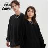 Buy cheap Heavy Weight Cotton Knitted Hoodie Two Tone Cut Sew Crewneck Sweatshirt from wholesalers
