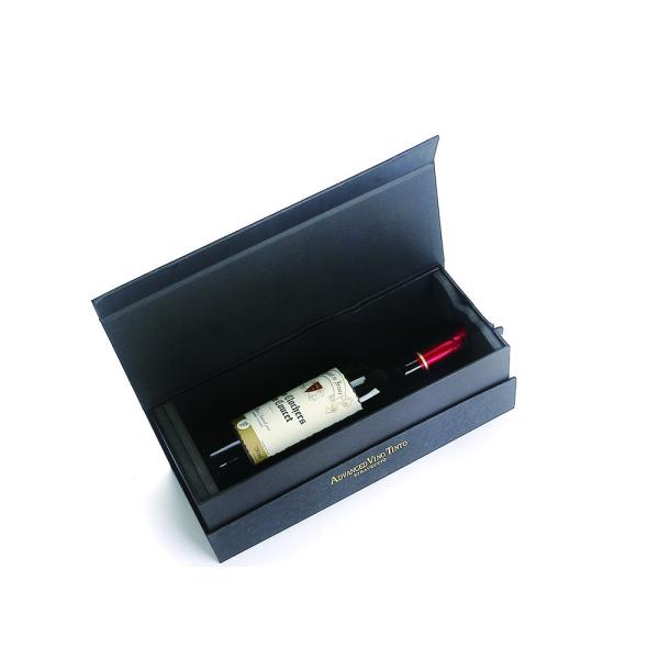 Buy cheap Custom Made Hard Cardboard Wine Box Paper Wine Bottle Glass Gift Folding from wholesalers