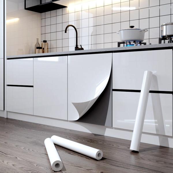 Buy cheap Vinyl Wallpapers Glossy Waterproof Self Adhesive PVC Decorative Film Kitchen from wholesalers