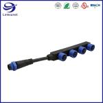 M15 IP68 300V Nylon Waterproof Circular connectors For Led Street Lamp