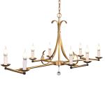 French style rustic rod iron chandeliers for indoor home lighting (WH-CI-81)