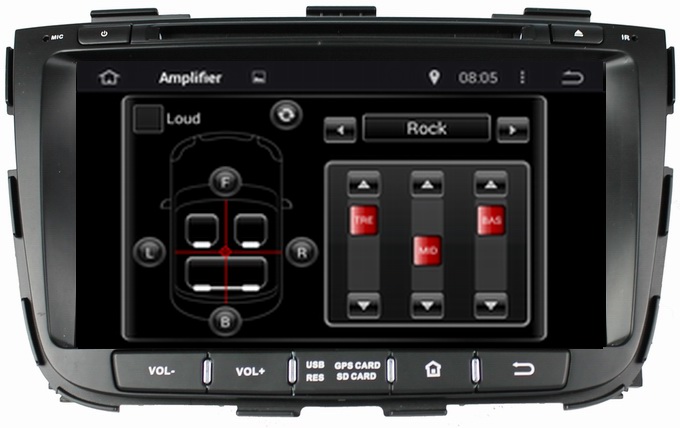 Ouchuangbo Auto Multimedia Kit Stereo Audio System Kia Sorento 2013 Android 4.4 GPS Navigation Touch Screen OCB-8050D