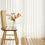10cm 12cm Sheer Vertical Blinds Fabric Anti Mildew Oil Proof