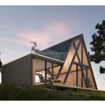 Customized Color Luxury Hotel Room Design Triangle House Container for Family or