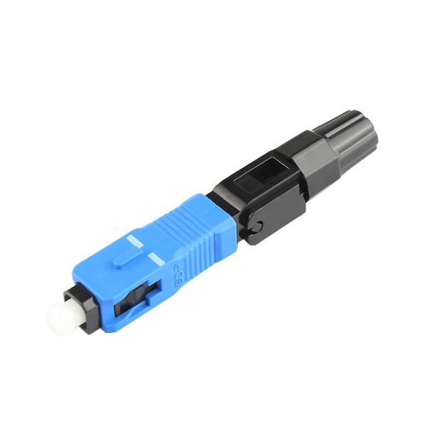 Buy cheap Rectangular FTTH SC Fiber Optic Fast Connector 1310nm 1550nm Wavelength from wholesalers