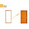 Buy cheap Single Swing Left Handed Gal. Steel 1 Hour Commercial Fire Doors/ Insulated Fire Door from wholesalers