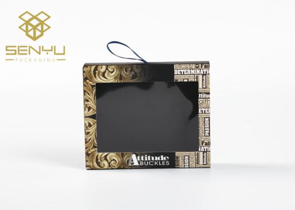 Buy cheap Gift Custom Window Box Packaging / 350g Cardboard Corrugated Window Boxes from wholesalers